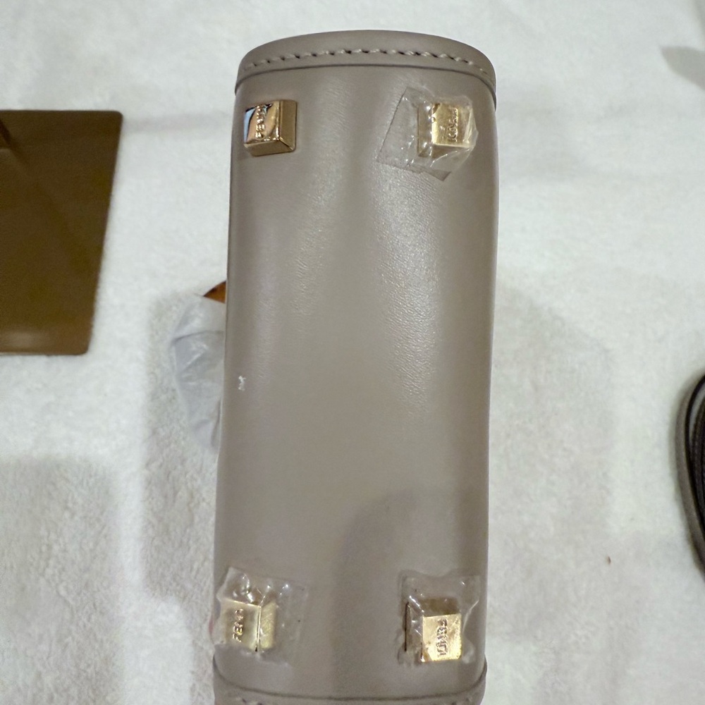 Fendi Sunshine Mini Taupe Shoulder/crossbody Bag - Picture 7 of 16